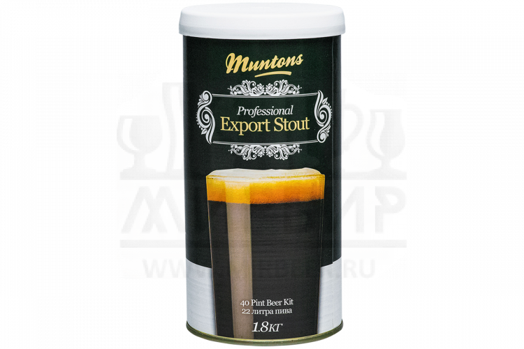Солодовый экстракт Muntons "Export Stout", 1,8 кг