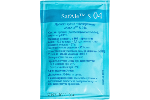 Пивные дрожжи Fermentis "Safale S-04", 11,5 г
